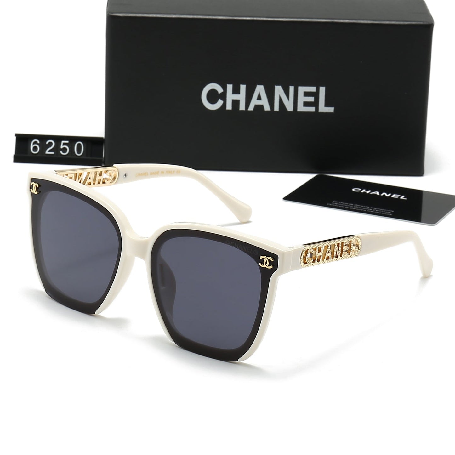 Classic Fashion Letter Metal Frame Sunglasses