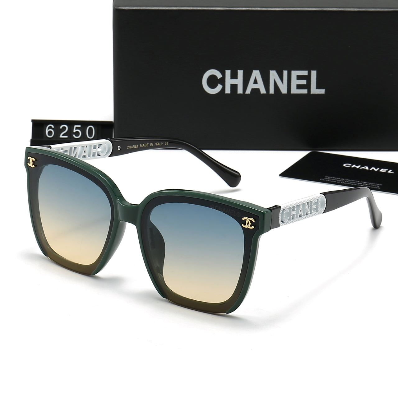 Classic Woman's Diamond Letters Frame Sunglasses