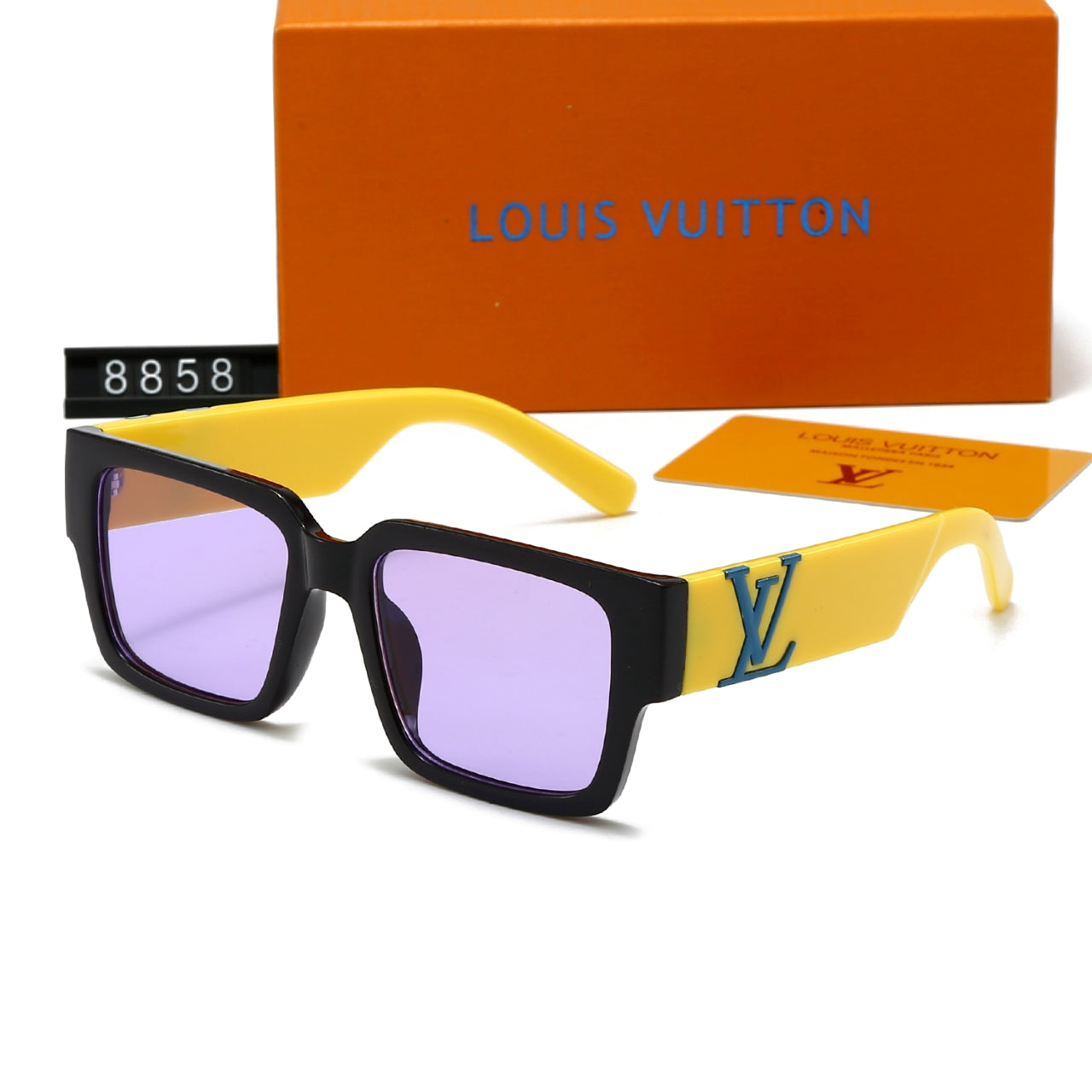 New Square Gradient Millionaire Sunglasses