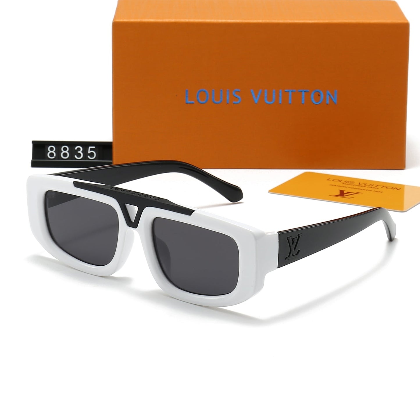 Gradient Acetate Frame Metal Sunglasses