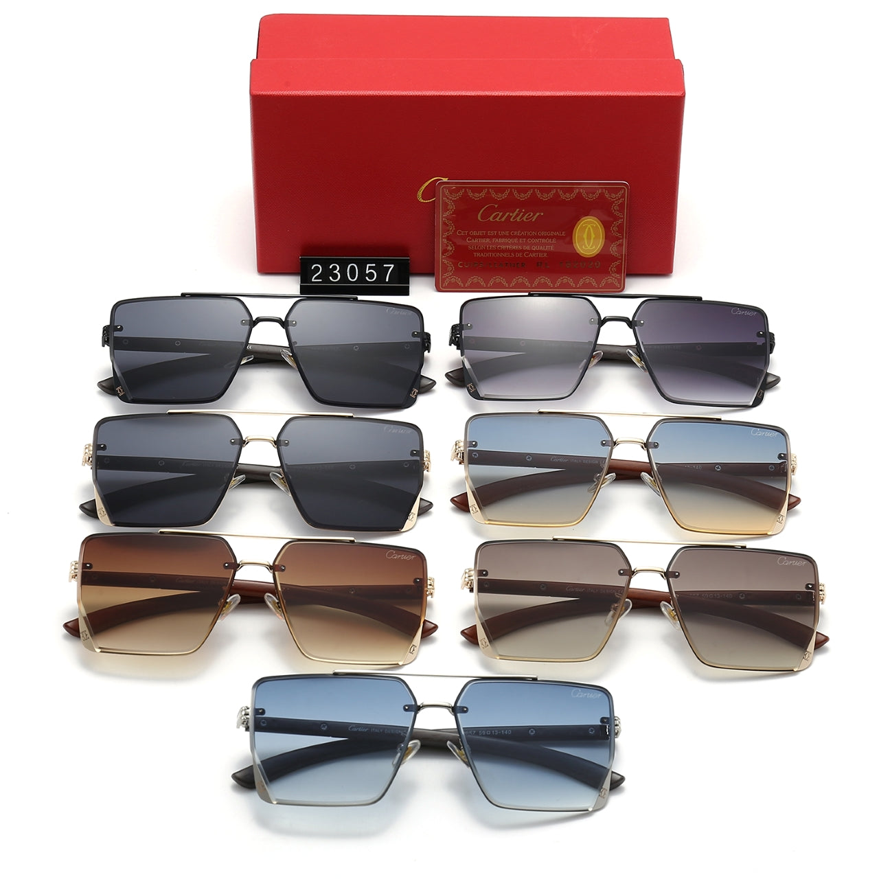 Retro Fashion Metal Sunglasses