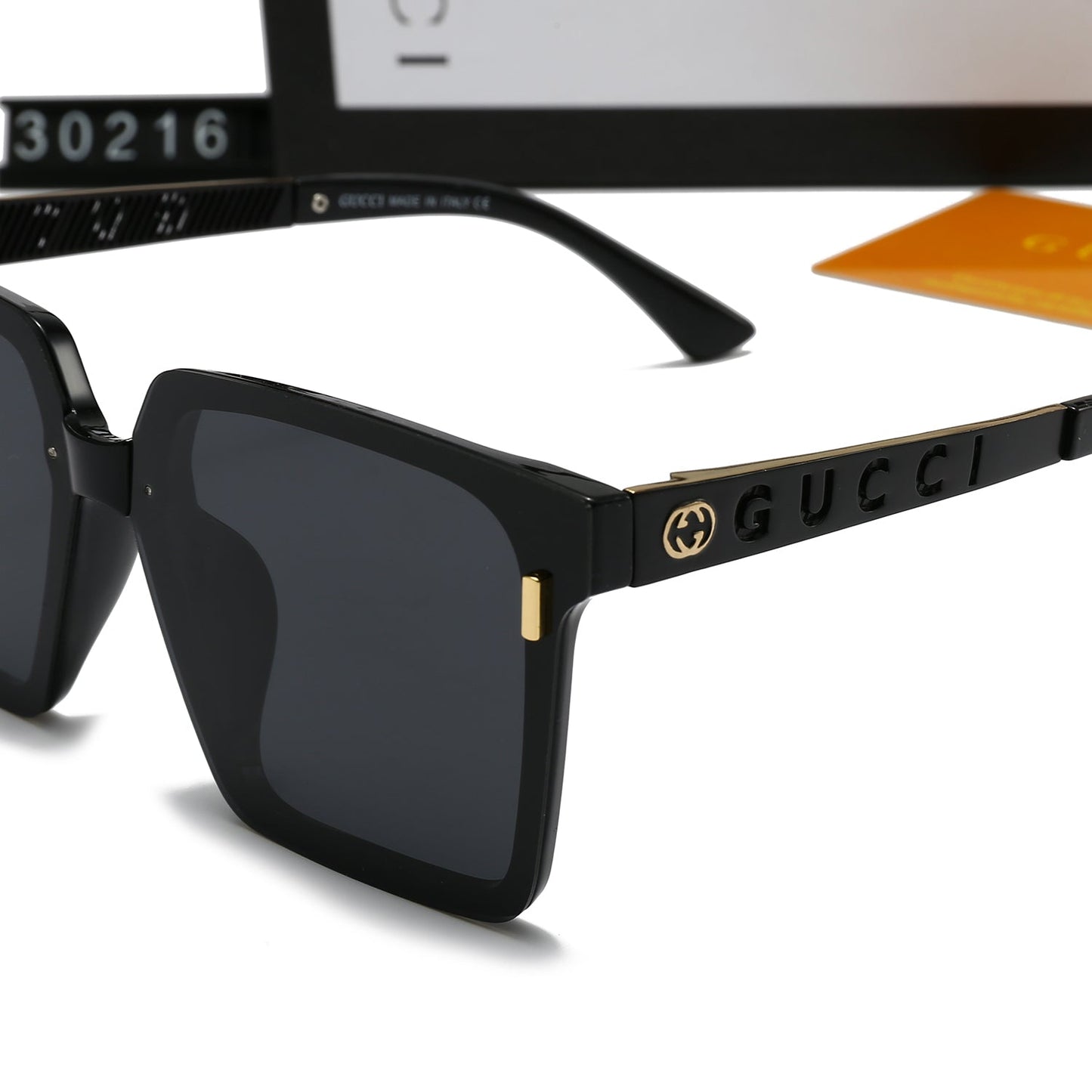 Square frame holiday sunglasses